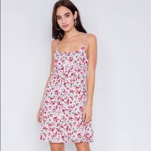 Lulu’s Boho pink floral summer dress